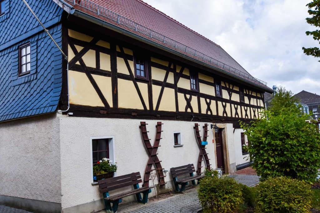 Lavendelhof Die Idyllische Landpension Crimmitschau Exterior photo